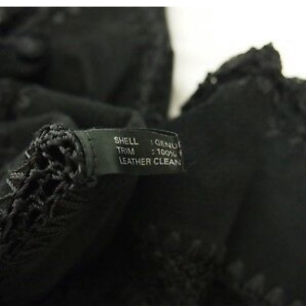 Scully knit and leather jacket - Picture 5 of 6